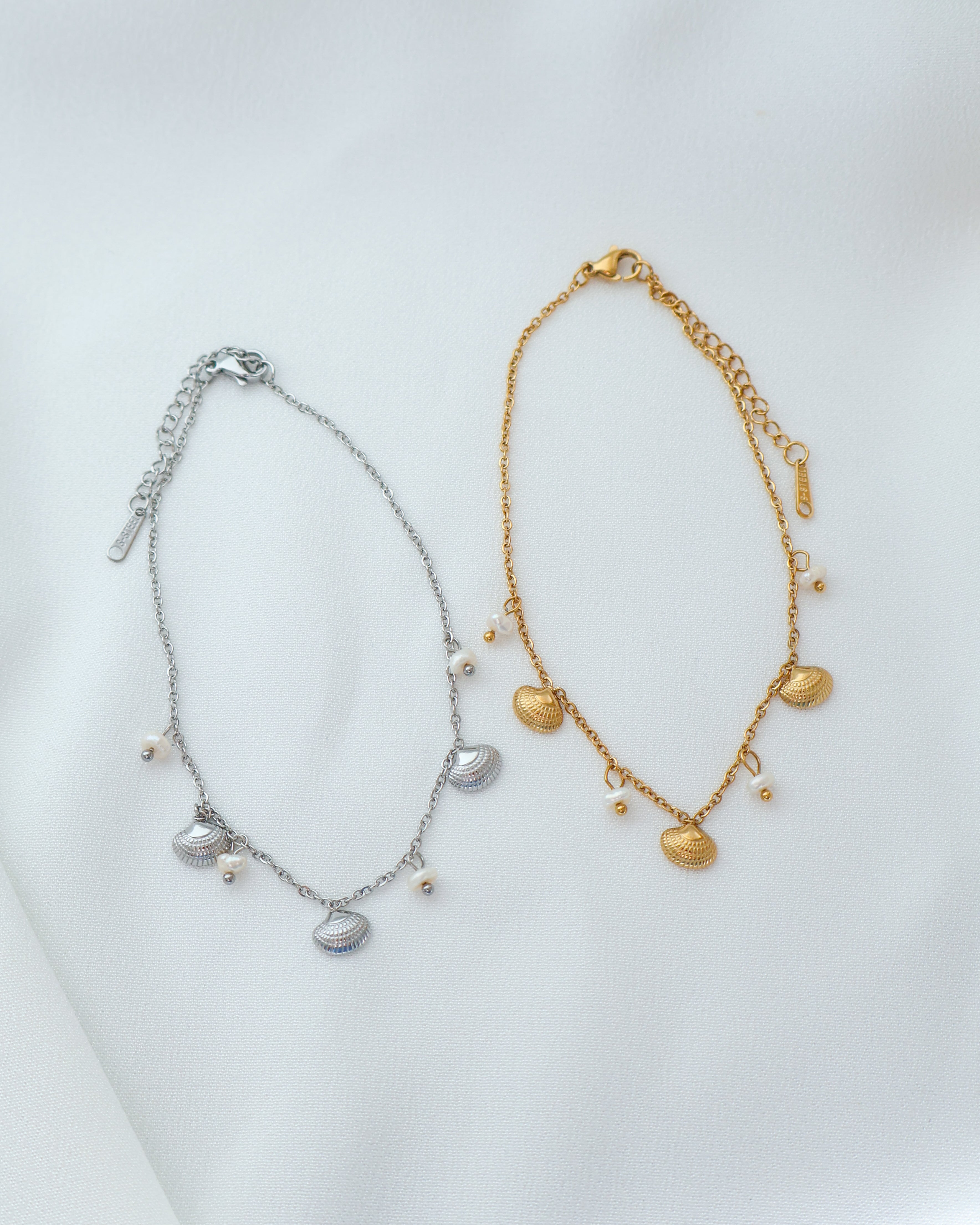 Pulseira de pé - Conchas
