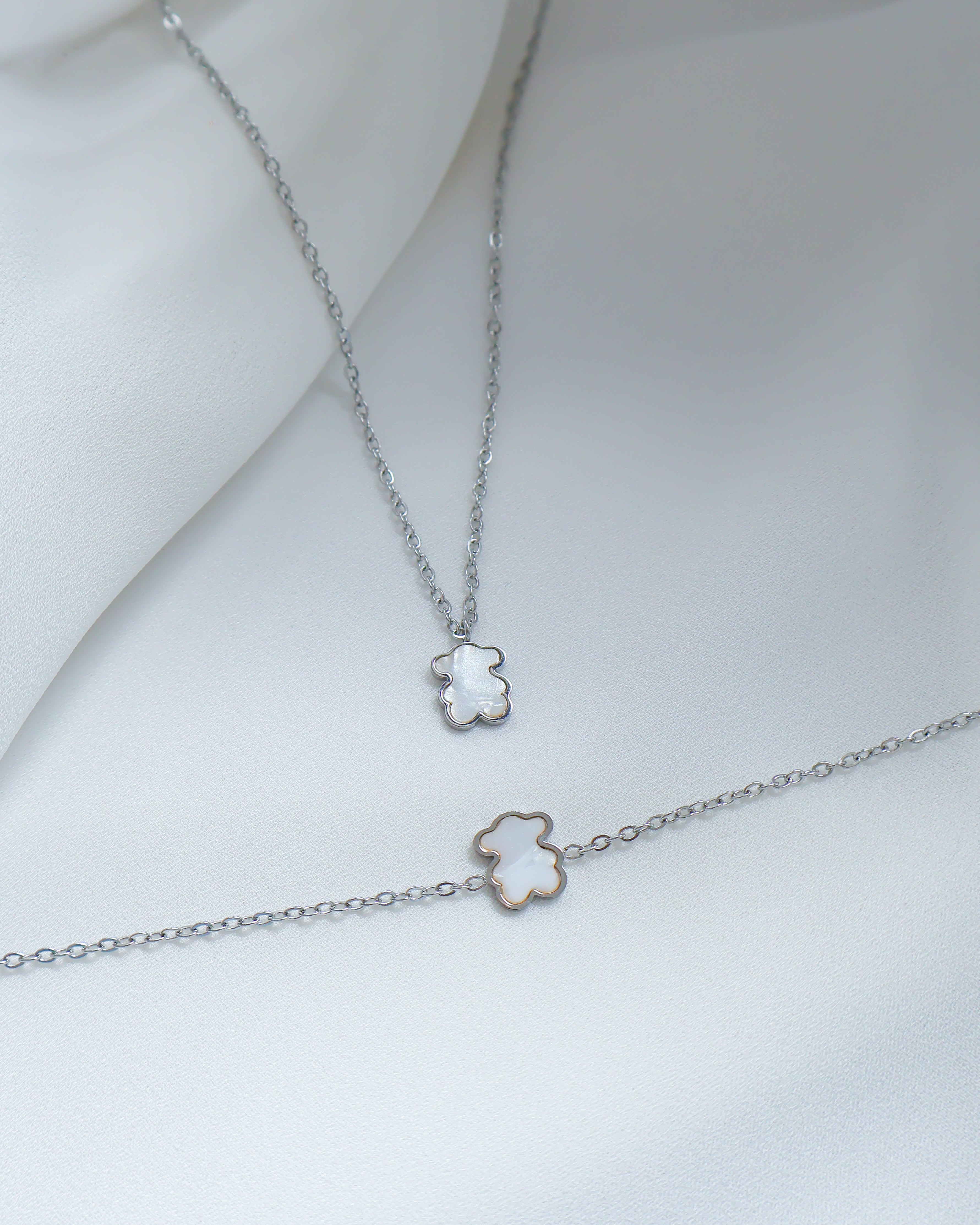 Conjunto Urso branco
