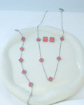 Conjunto Aurea - Cor-de-rosa prateado
