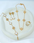 Conjunto Aurea - Branco dourado