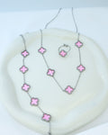 Conjunto Aurea - Cor-de-rosa claro brilhante