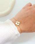 Pulseira Trevo dourado