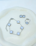 Conjunto Aurea - Azul claro prateado
