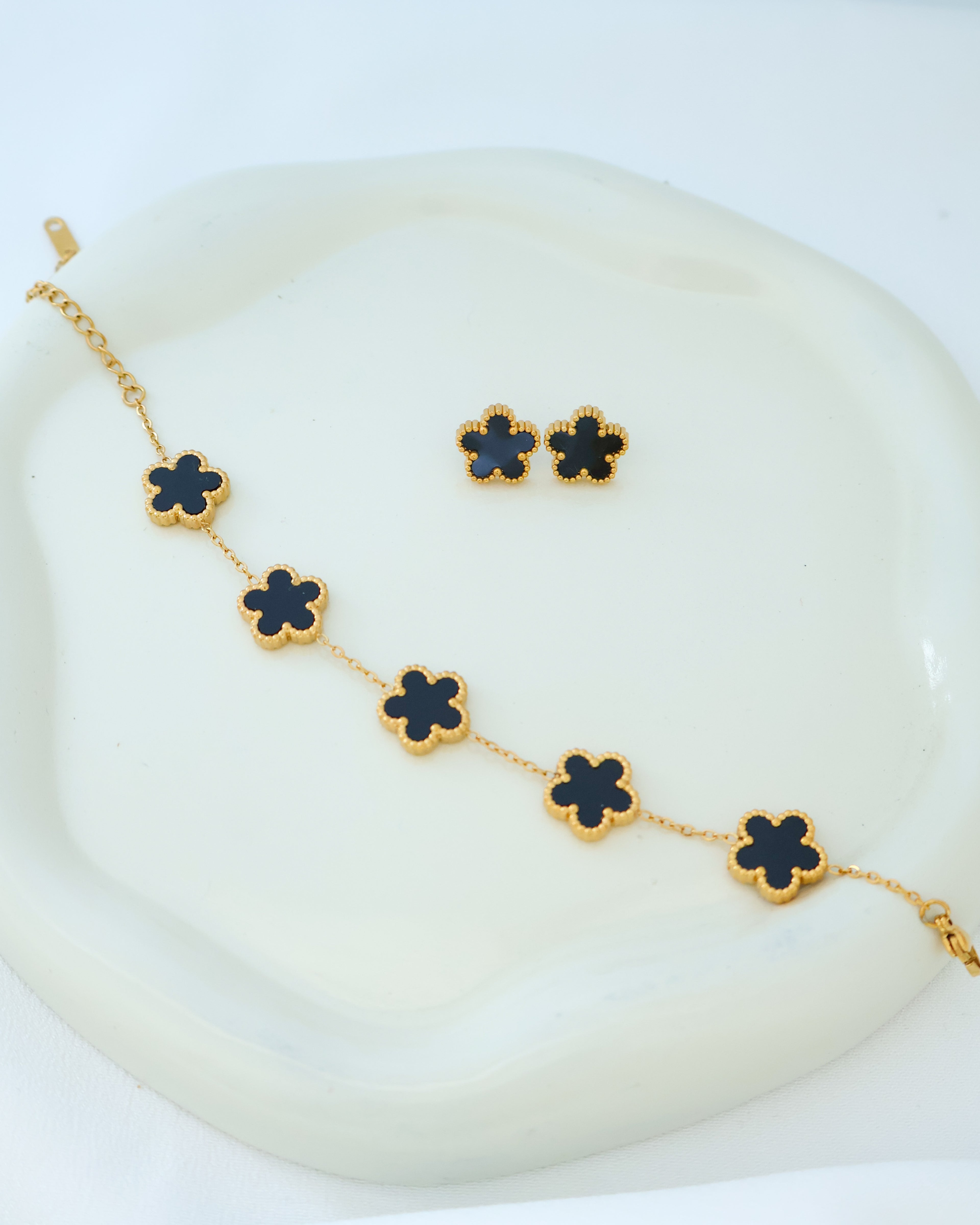 Conjunto Fiore - Preto