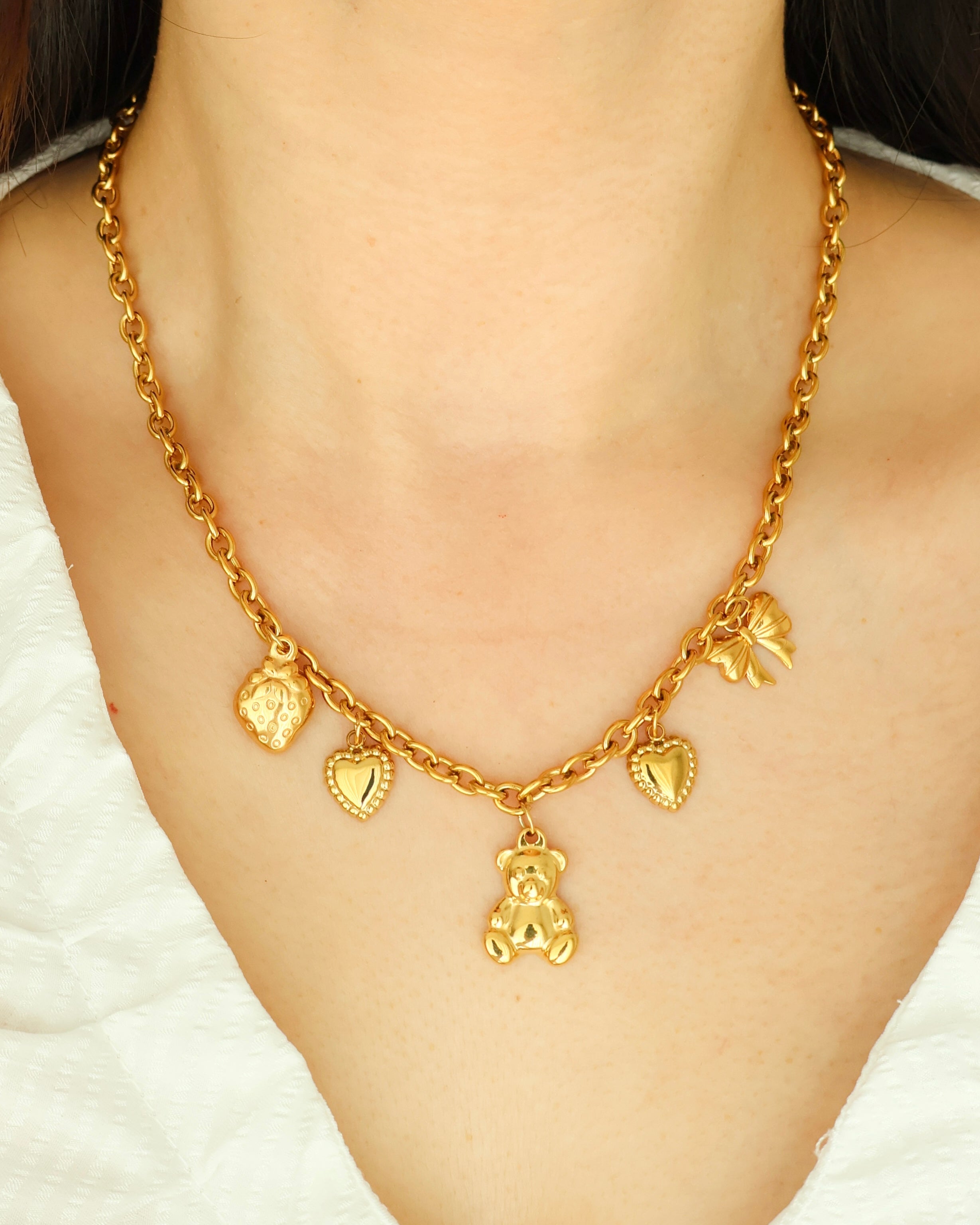 Colar Charms - Teddy