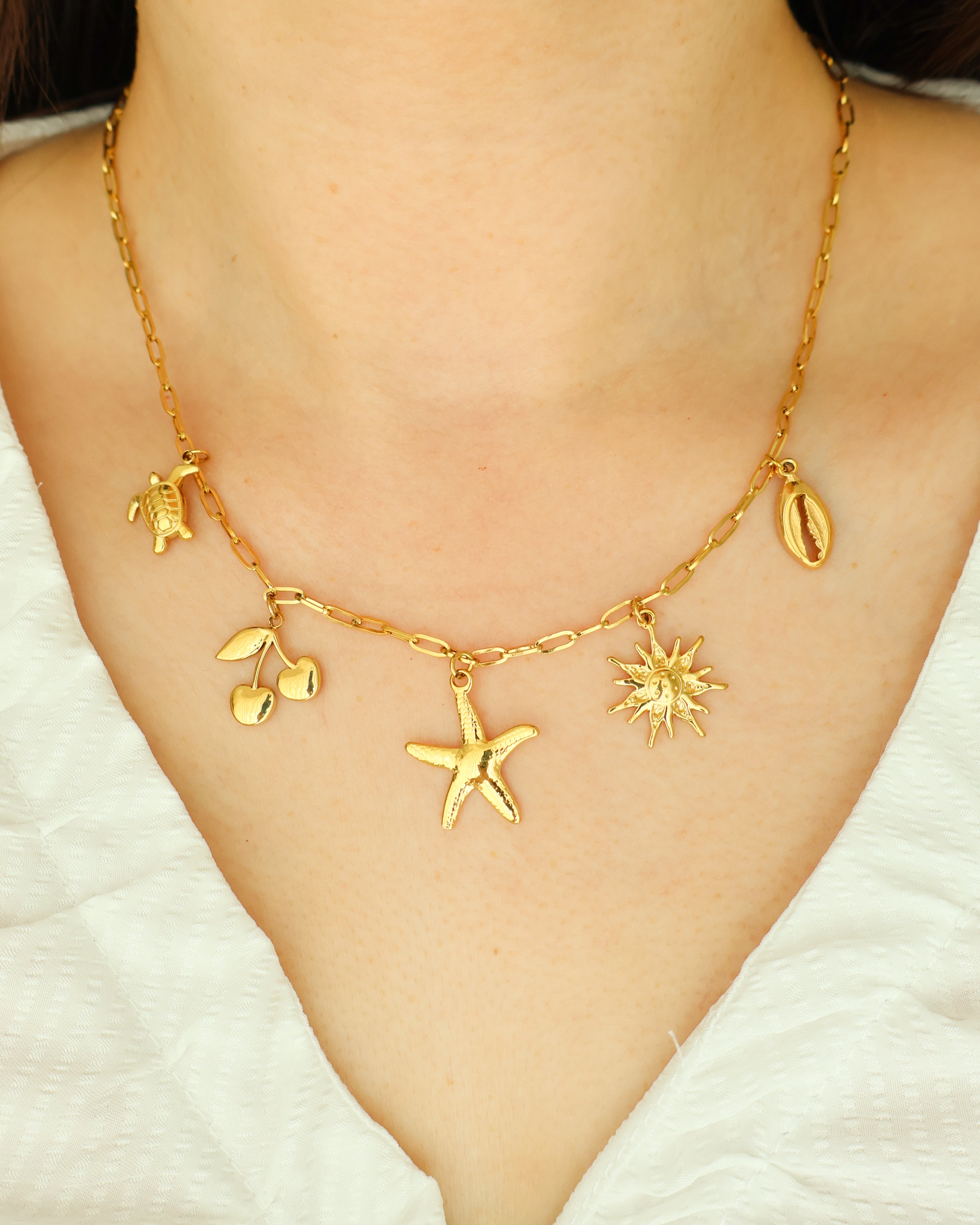 Colar Charms - Summer