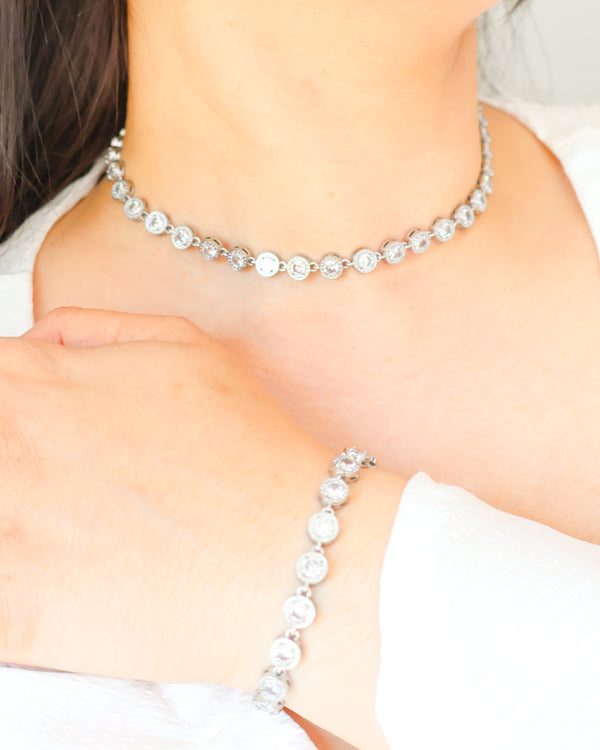 Conjunto prateado - Glow