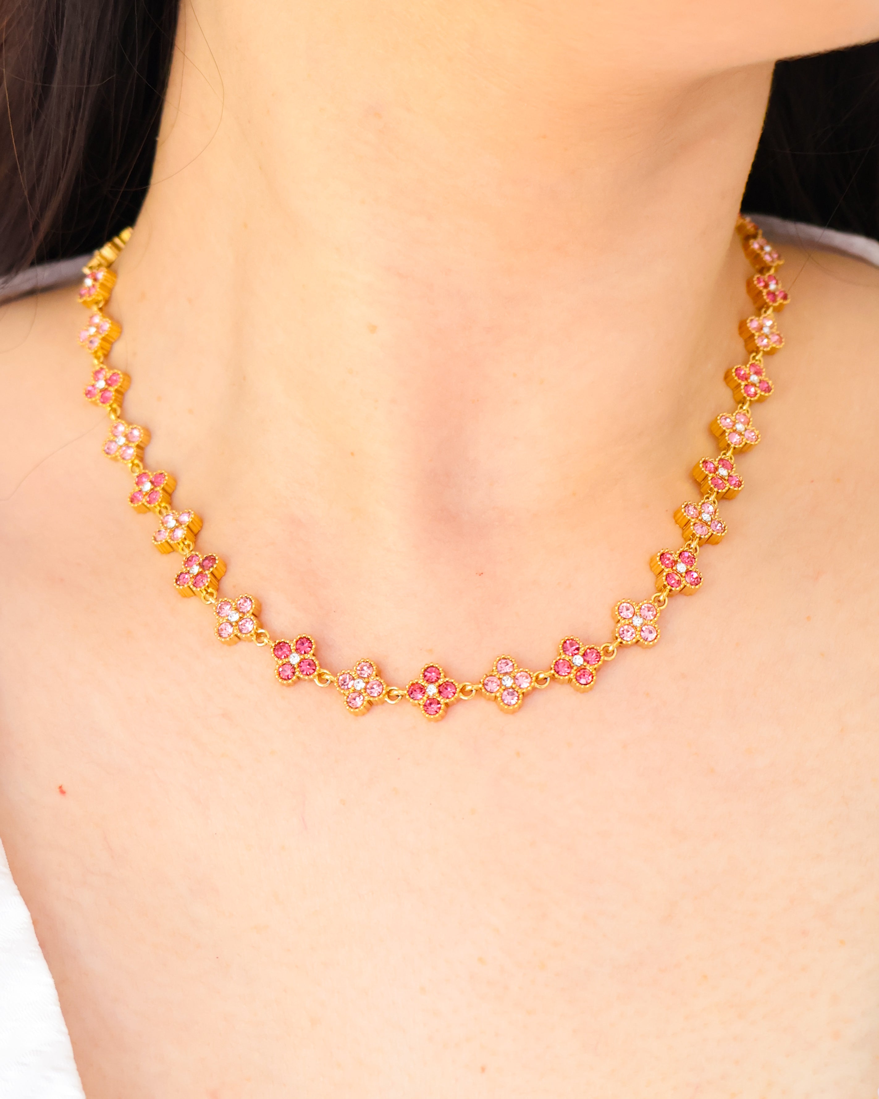 Conjunto Lucky Glow cor-de-rosa